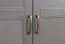 Drehtürenschrank / Kleiderschrank Lotofaga 15, Farbe: Grau / Walnuss - 227 x 181 x 59 cm (H x B x T)