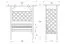 Pergola Waldrebe mit Sitzbank - Abmessung: 180 x 100 x 205 cm (B x T x H)