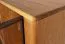 Vitrine Jussara 12, Farbe: Natur, Eiche teilmassiv – 150 x 178 x 42 cm (H x B x T)