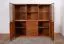 Vitrine Jussara 12, Farbe: Bernstein, Eiche teilmassiv – 150 x 178 x 42 cm (H x B x T)