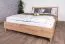 Doppelbett Braianik 06 in Eiche Wotan / Beige, Liegefläche: 160 x 200 cm, inklusive Lattenrost, 92 x 171 x 207 cm, passend für Schlafzimmer, Füße 36 mm dick