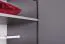 Schlichter Kleiderschrank mit Spiegel Hannut 38, Farbe: Anthrazit - Abmessungen: 190 x 150 x 56 cm (H x B x T)