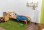 Kinderbett 80 x 200 cm | Massivholz: Kiefer | Natur Lackiert Abbildung