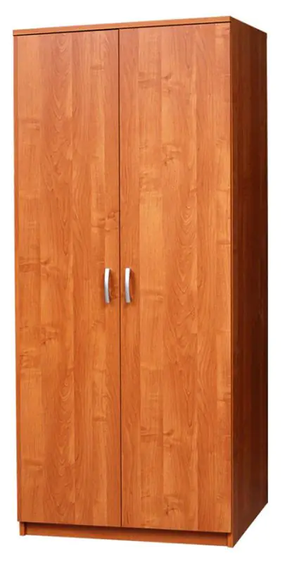 80 cm breiter Kleiderschrank mit 2 Türen | Farbe: Erle Abbildung