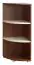 Eckregal Cikupa 32, Farbe: Nuss / Ulme - Abmessungen: 103 x 40 x 40 cm (H x B x T)