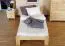 Massivholzbett Kiefer 80 x 200 cm Natur mit Lattenrost
