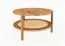 Couchtisch Wellsford 50 Wildeiche massiv geölt - Abmessungen: 80 x 80 x 35 cm (B x T x H)