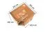 Sauna "Hanko" SET AKTION mit Kranz und graphitfarbener Tür - Farbe: Natur, Ofen BIO 9 kW - 210 x 184 x 202 cm (B x T x H)