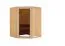 Sauna "Eetu" mit graphitfarbener Tür - Farbe: Natur - 151 x 151 x 198 cm (B x T x H)