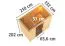 Sauna "Eeli" SET mit bronzierter Tür und Kranz  mit Ofen BIO 9 kW - 210 x 132 x 202 cm (B x T x H)
