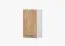 Hängeschrank / Drehtürenschrank | Braun / Weiß | Parnassus 04 | 1 Türe | Griffe: Metall | 71,5 x 40 x 29 cm | Metallgriffe silberfarben | Holzoptik