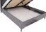 Doppelbett mit Stauraum Niel 19, Farbe: Eiche / Anthrazit - Liegefläche: 160 x 200 cm (B x L)