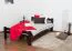Bett Buche massiv 120 x 200 cm Schokobraun
