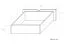 Buche Bett mit Schublade 90 x 200 cm Schokobraun