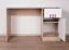 Kinderzimmer - Schreibtisch Fabian 10, Farbe: Eiche Hellbraun / Weiß / Rosa - 78 x 120 x 50 cm (H x B x T)