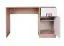 Kinderzimmer - Schreibtisch Fabian 10, Farbe: Eiche Hellbraun / Weiß / Rosa - 78 x 120 x 50 cm (H x B x T)