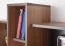 Hängeregal Sprimont 11, Farbe: Grau / Eiche - Abmessungen: 55 x 110 x 29 cm (H x B x T)