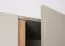 Schlichter Kleiderschrank Fricourt 03, Mintgrün / Eiche dunkel, 195 x 90 x 50 cm, mit 7 Fächern und 1 Kleiderstange, ABS-Kanten, hochwertig verarbeitet