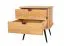 Nachtkommode Rolleston 05 Wildeiche massiv geölt - Abmessungen: 57 x 50 x 41 cm (H x B x T)