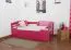 Bett ausziehbar 90 x 200 cm Buche Rosa mit 1 Schublade(n) Abbildung