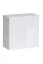 Außergewöhnliche Wohnwand Balestrand 103, Farbe: Weiß / Grau - Abmessungen: 150 x 340 x 40 cm (H x B x T), mit acht Fächern