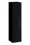 Außergewöhnliche Wohnwand Balestrand 46, Farbe: Schwarz / Eiche Wotan - Abmessungen: 160 x 330 x 40 cm (H x B x T), mit Push-to-open Funktion