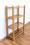Schuhregal Buche Vollholz massiv Erlefarben Junco 223 - Abmessungen: 100 x 58 x 28 cm (H x B x T)