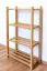 Schuhregal Buche Vollholz massiv Erlefarben Junco 223 - Abmessungen: 100 x 58 x 28 cm (H x B x T)