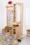 Garderobe Kiefer massiv Vollholz natur 28A - 200 x 125 x 41 cm (H x B x T)