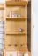 Garderobe Kiefer massiv Vollholz natur 28A - 200 x 125 x 41 cm (H x B x T)