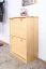 Massivholz-Schuhschrank, Farbe: Natur 80x58x30 cm