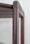 Regal, Küchenregal, Wohnzimmerregal, Bücherregal - 74 cm breit, Kiefer Holz-Massiv, Farbe: Nuss