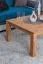 Wohnzimmertisch Kernbuche Massivholz Farbe: Natur 45x80x80 cm