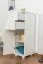 Kommode Kiefer massiv Vollholz weiß lackiert 031 - Abmessung  122 x 40 x 47 cm (H x B x T)