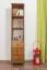 Regal, Küchenregal, Wohnzimmerregal, Bücherregal - 40 cm breit, Kiefer Holz-Massiv, Farbe: Eiche