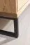 Vitrine Manaus 06, Farbe: Natur, Eiche teilmassiv – 139 x 90 x 38 (H x B x T)