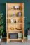 Vitrinenschrank Kiefer natur