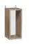 Hängeregal / Wandregal Catamarca 16, Farbe: Eiche Sonoma - 45 x 20 x 23 cm (H x B x T)