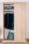 Schiebetürenschrank / Kleiderschrank Wewak 22, Farbe: Sonoma Eiche - Abmessungen: 200 x 120 x 62 cm (H x B x T)