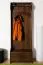 Garderobe Kiefer Massivholz 31, Walnussfarben, 200 x 72 x 37 cm, mit 1 Ablage und 5 Haken, einfache und rasche Montage, robust und langlebig