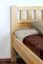 Kinderbett 100 x 200 cm | Massivholz: Kiefer | Natur Lackiert Abbildung