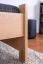 Kinderbett 90 x 200 cm | Massivholz: Buche | Natur Lackiert Abbildung
