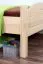 Kinderbett 90 x 200 cm | Massivholz: Buche | Natur Lackiert Abbildung