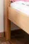 Kinderbett 80 x 200 cm | Massivholz: Buche | Natur Lackiert Abbildung