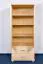 77 cm breiter Kleiderschrank mit 2 Türen, 8 Fächern und 2 Schubladen aus Massiv-Holz | Farbe: Natur | Tiefe: 50 cm Abbildung
