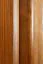 Kleiderschrank | 2 Drehtüren | 2 Schubladen | 4 Fächer | mit Kleiderstange | 80 cm breit | Massivholz | Farbe: Eiche Abbildung