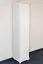 Schrank schmal, Kiefer Massivholz weiß - Abmessungen: 195 x 45 x 42 cm (H x B x T) Abbildung
