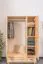 Kleiderschrank, Farbe: Natur 190x133x60 cm Abbildung