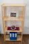 Standregal, 60 cm breit, Kiefer Holz-Massiv, Farbe: Natur Abbildung