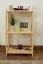 Standregal, 50 cm breit, Kiefer Holz-Massiv, Farbe: Natur Abbildung